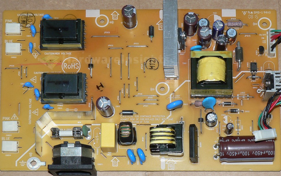 Re-capped power board
